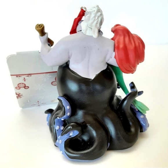🎄Disney The Little Mermaid Ursula & Ariel Sketchbook Ornament plays music NWT - Picture 3 of 7